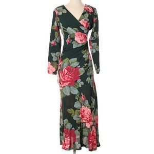 Vintage Betsey Johnson Floral Wrap Dress